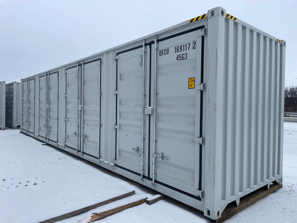 40' Single Use Multi Door Hi-Cube Shipping Container