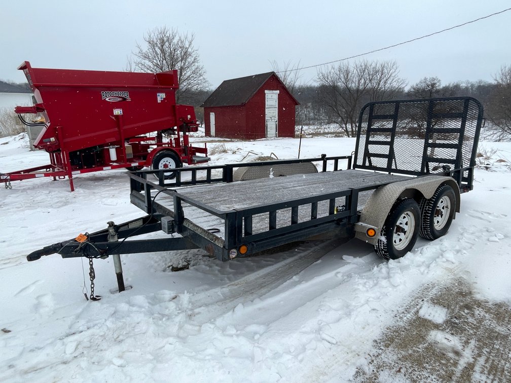 2014 PJ 14' Tandem Axel Trailer (No Title, for Parts)