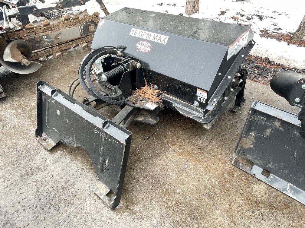 Virnig 48" Mini Skid Steer Mount Hydraulic Broom