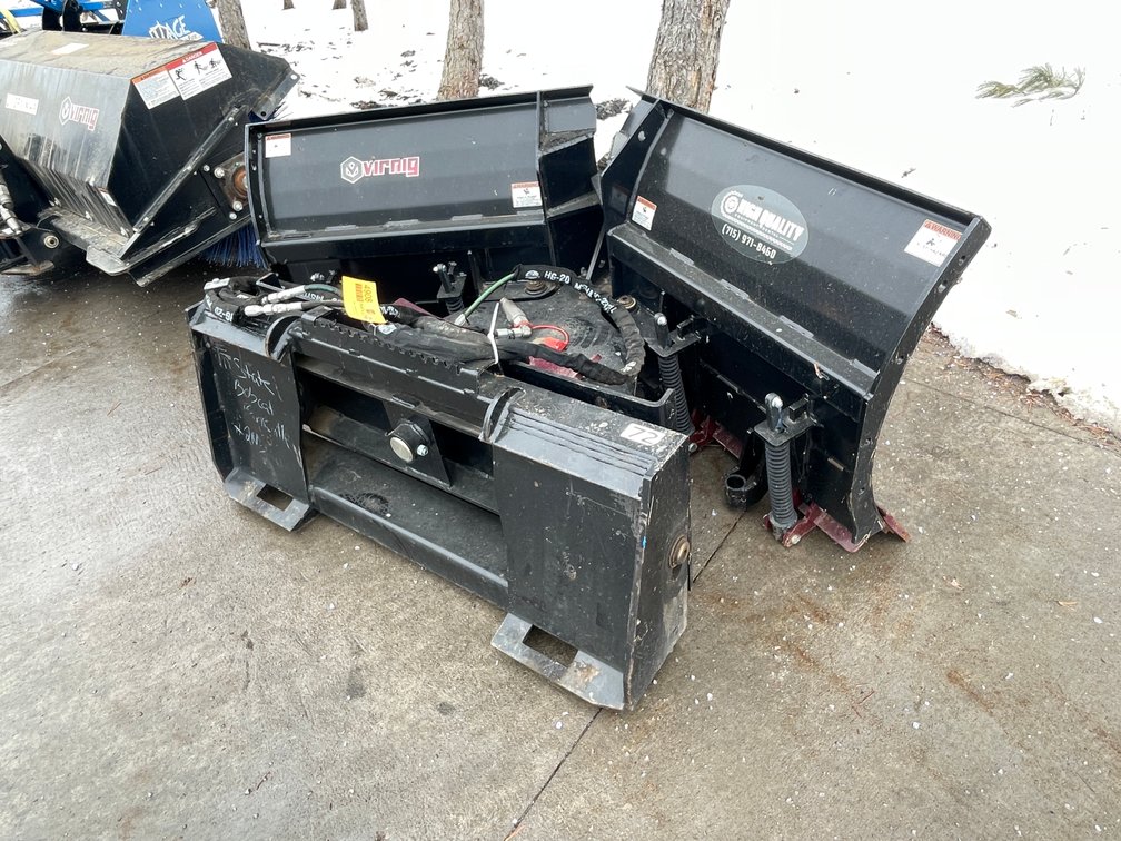Virnig Skid Steer Mount 70" V Plow