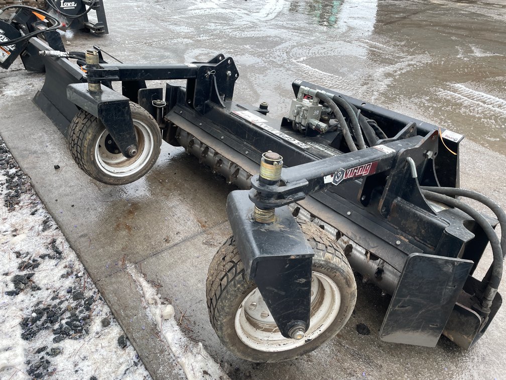 Virnig Skid Steer Mount 72" Harley Rake