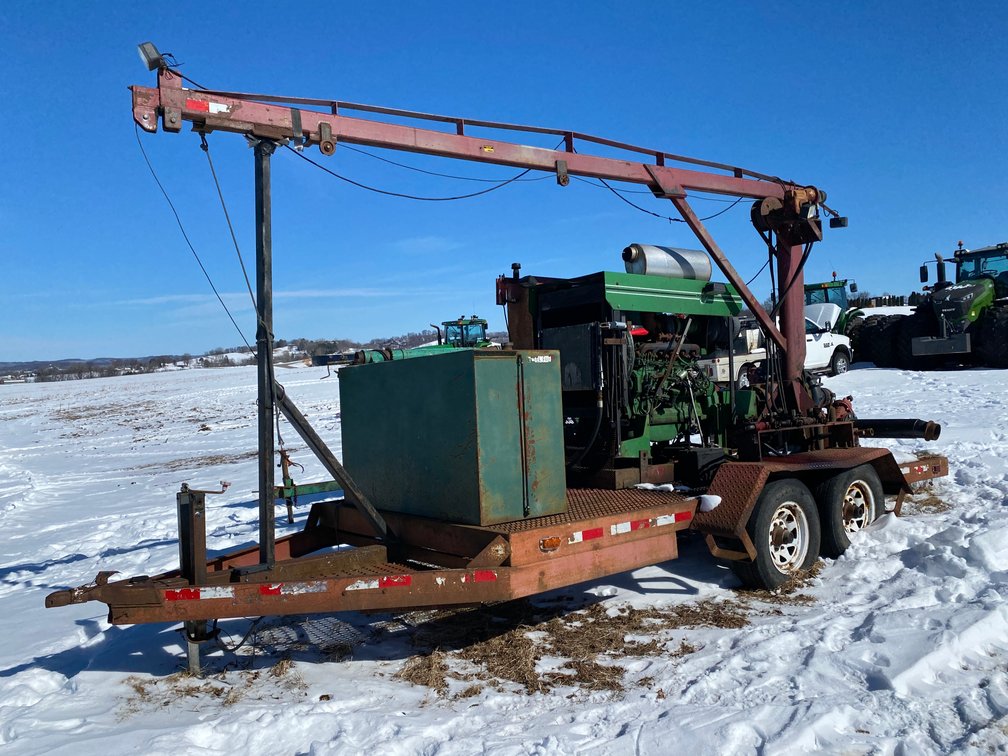 John Deere Powered Booster Pump Trailer (West Salem, WI)