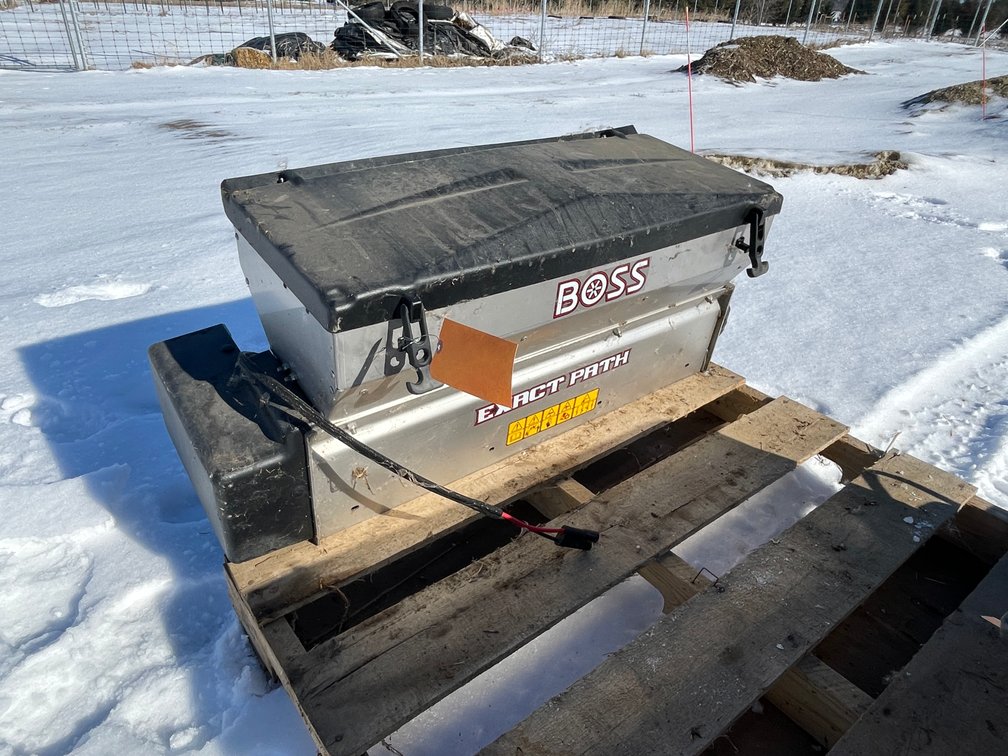Boss Exact Path Drop Salt Spreader