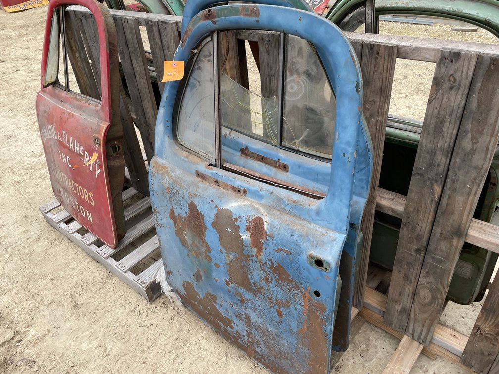 Pair of Vintage Truck Doors