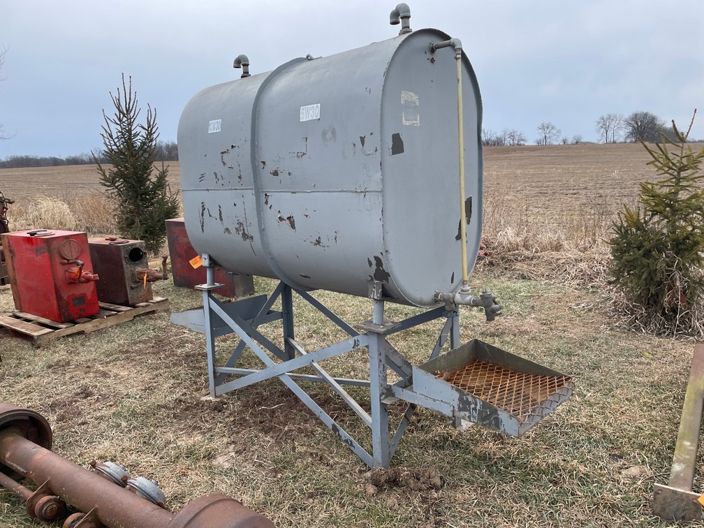 Twin Basin Oil Dispensing Tank