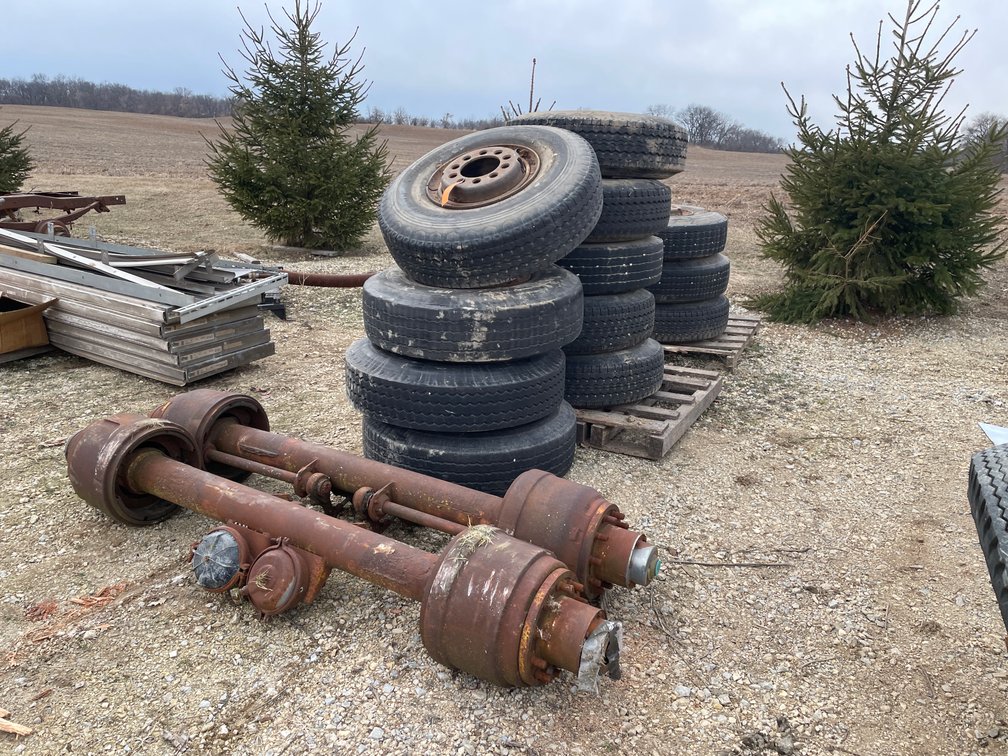 (2) Vintage Trailer Axles