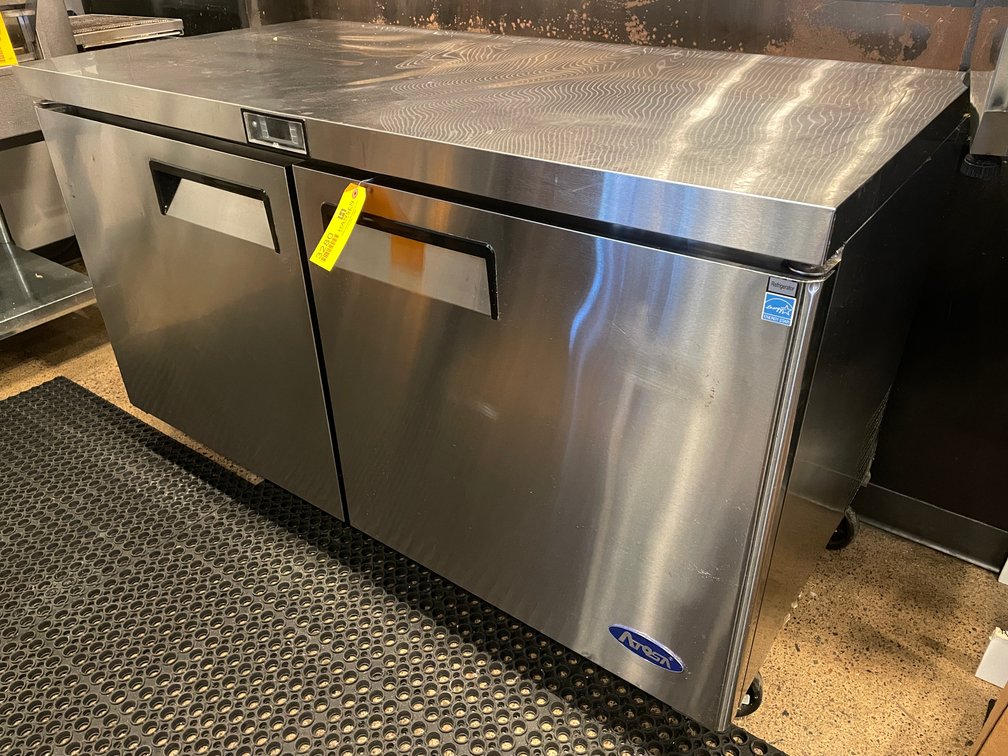 2018 Atosa Stainless Steel 2-Door Cooler