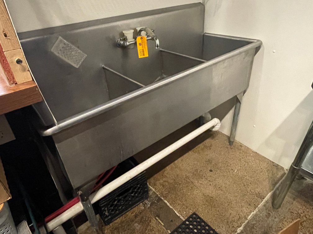 3-Tub Stainless Steel Sink