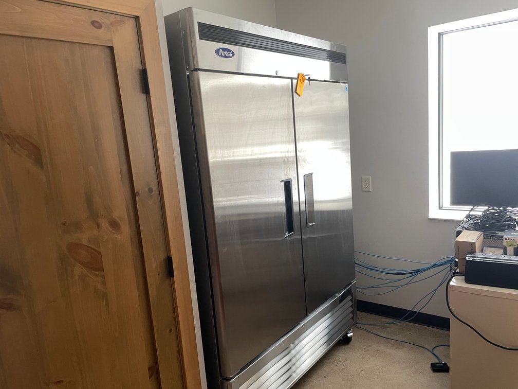 Atosa Stainless Steel Upright Freezer on Casters