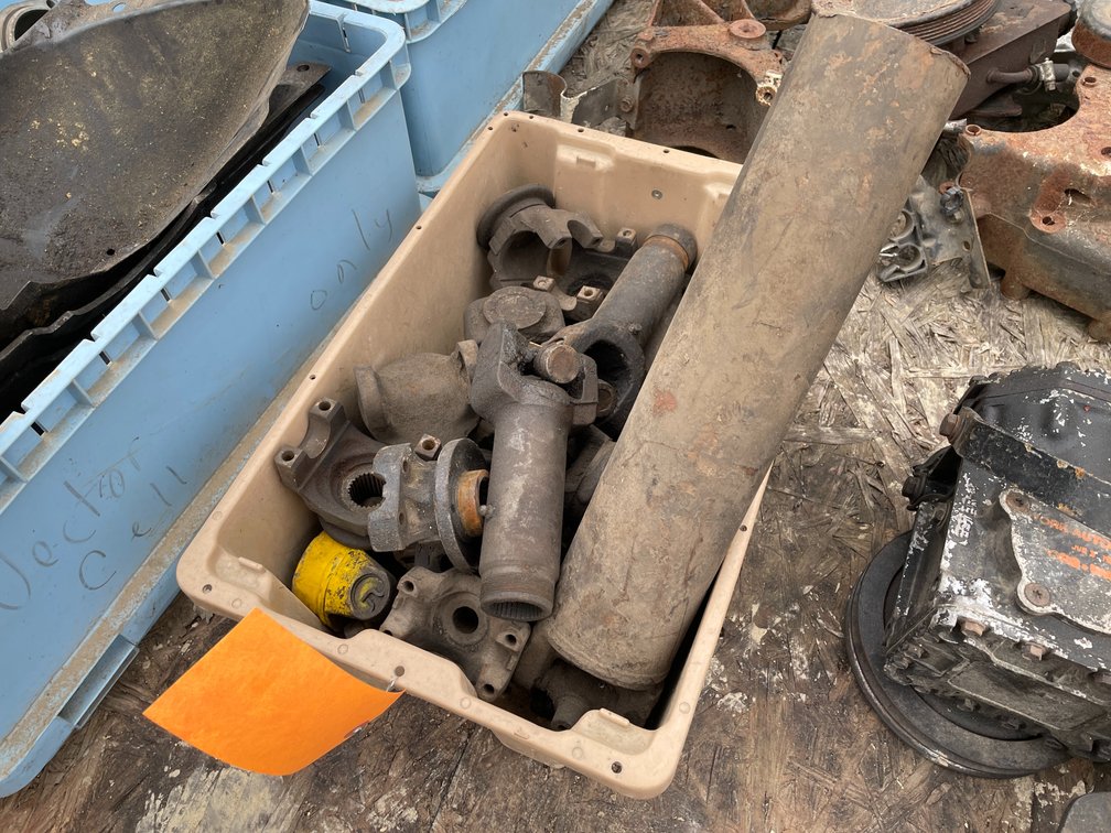 Tote of Driveshaft Parts