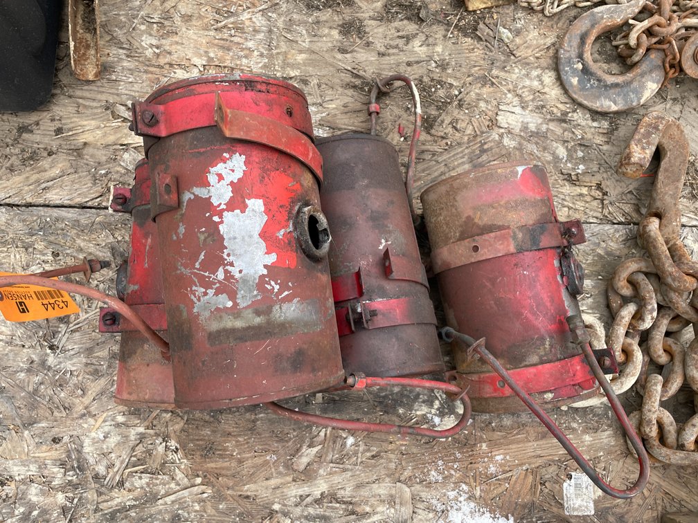 (3) Vintage Gas Tanks