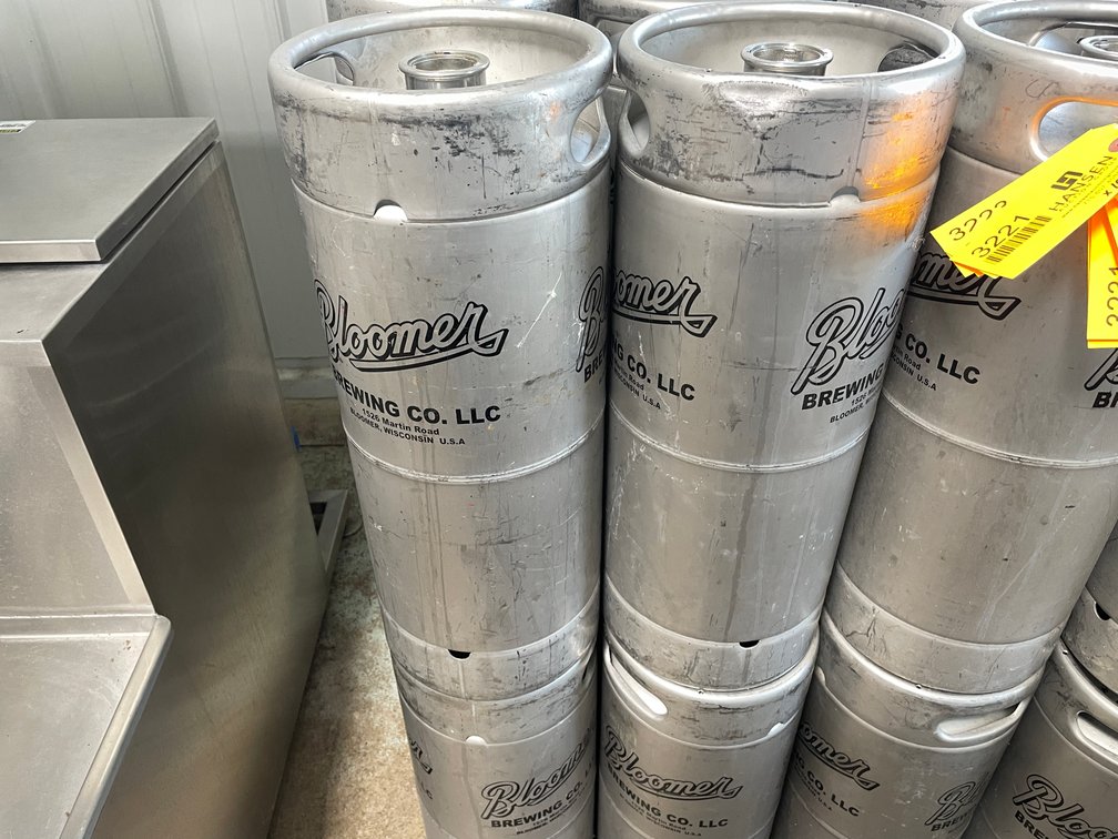 (10) Stainless Steel 1/6 Barrel Kegs