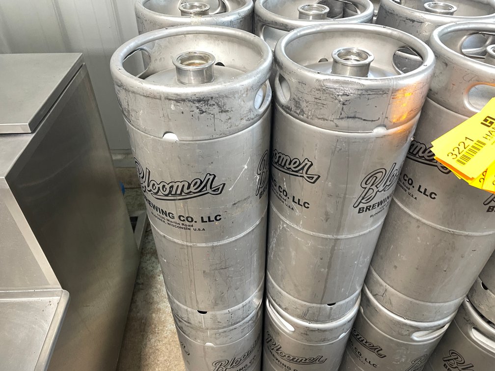 (10) Stainless Steel 1/6 Barrel Kegs