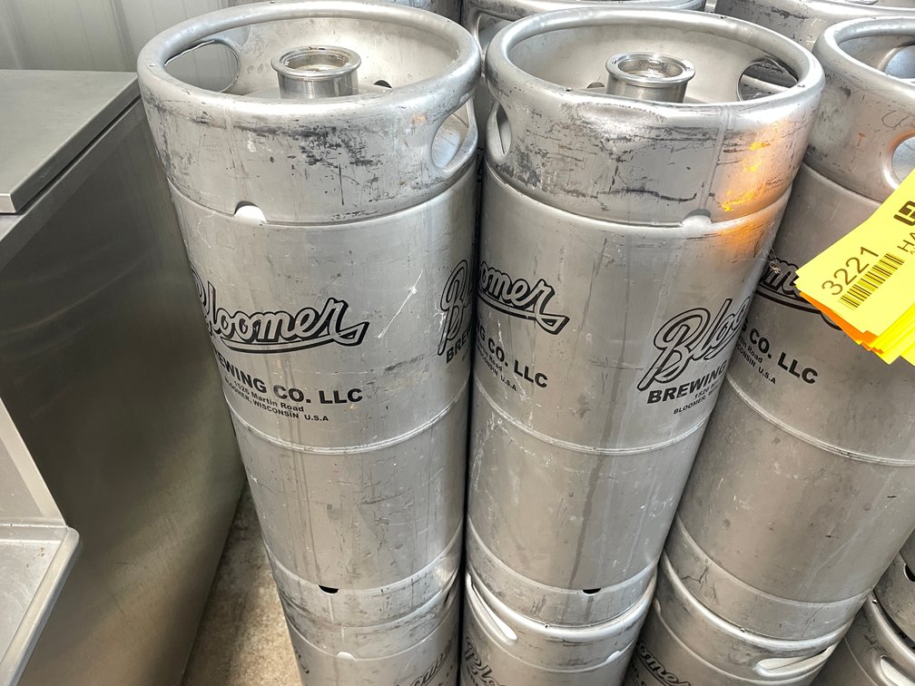 (10) Stainless Steel 1/6 Barrel Kegs