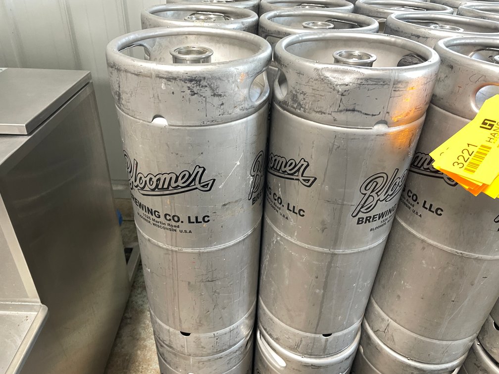 (10) Stainless Steel 1/6 Barrel Kegs
