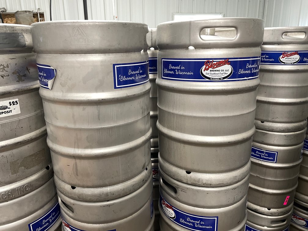 (6) Stainless Steel 1/2 Barrel Kegs