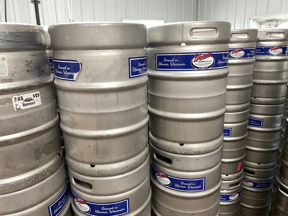 (6) Stainless Steel 1/2 Barrel Kegs