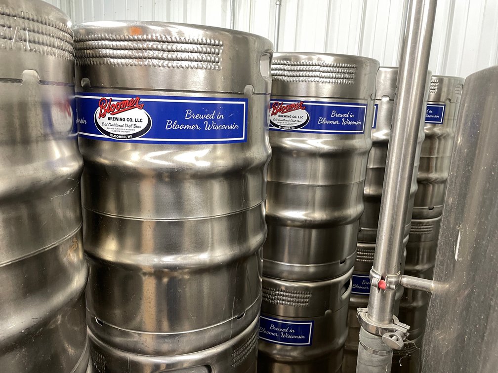 (6) Stainless Steel 1/2 Barrel Stackable Kegs