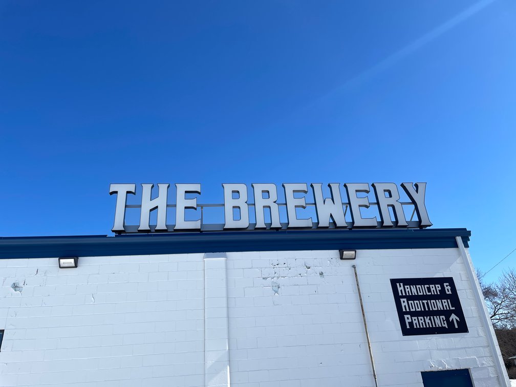 "The Brewery" Lighted Sign
