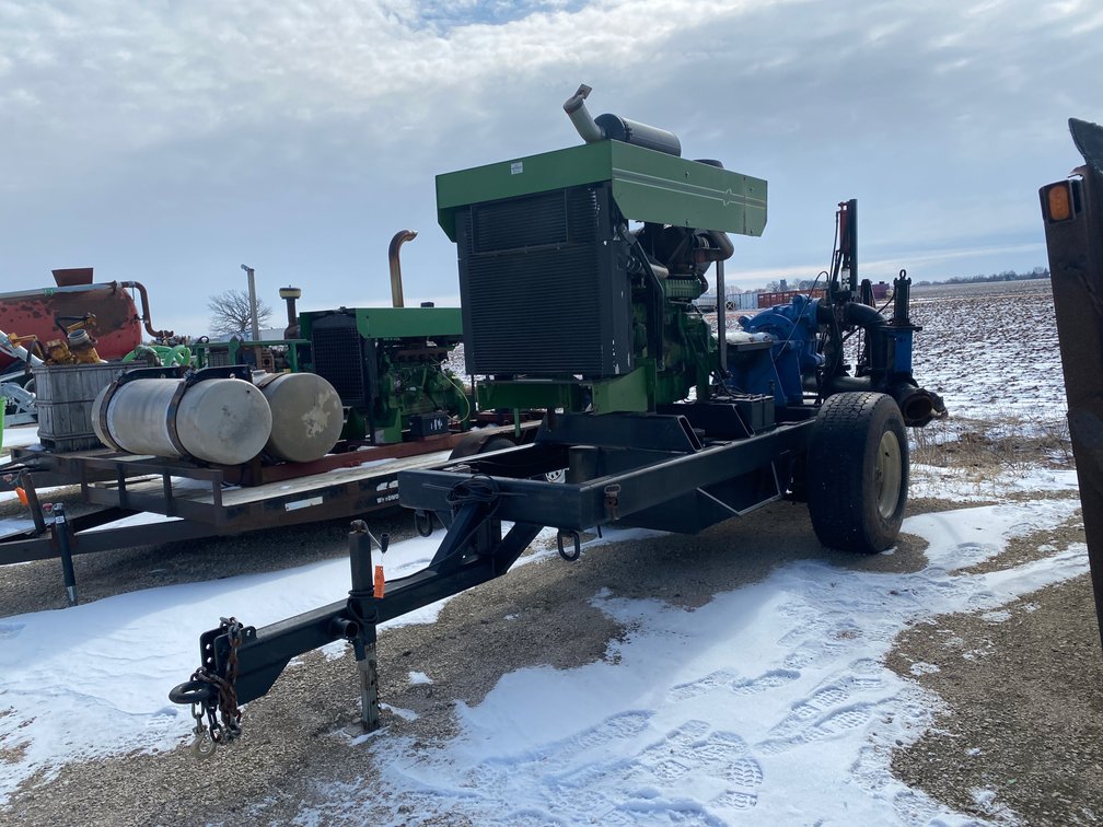 John Deere Powered Booster Pump Trailer (Chilton, WI)