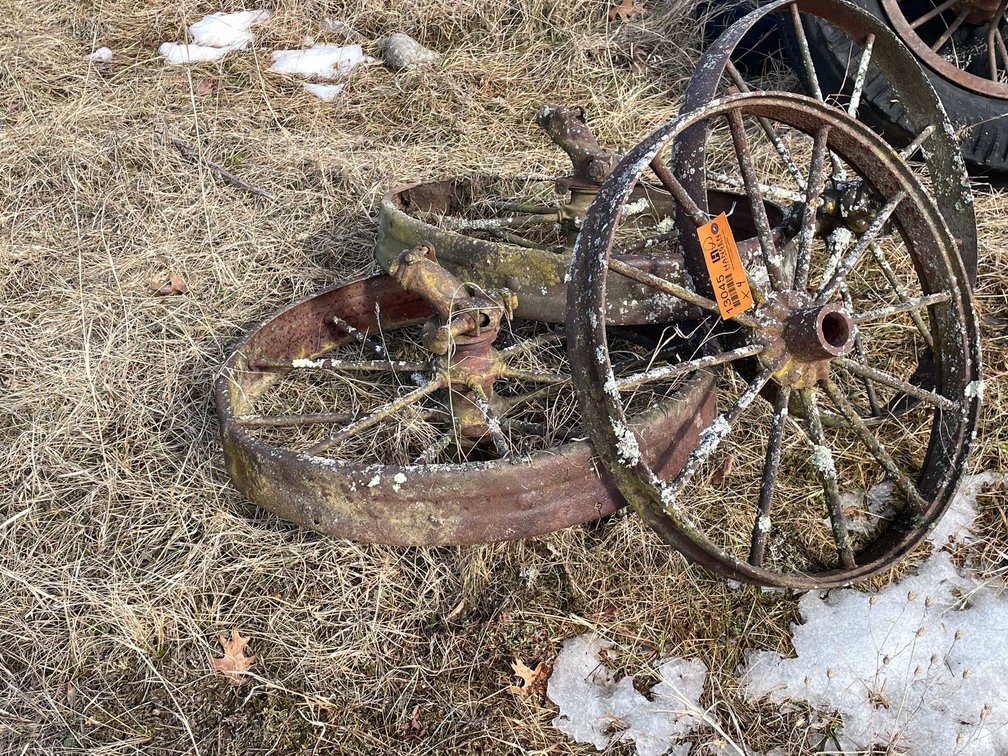 (4) Metal Wheel Rims