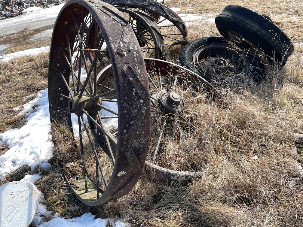 (4) Metal Wheel Rims