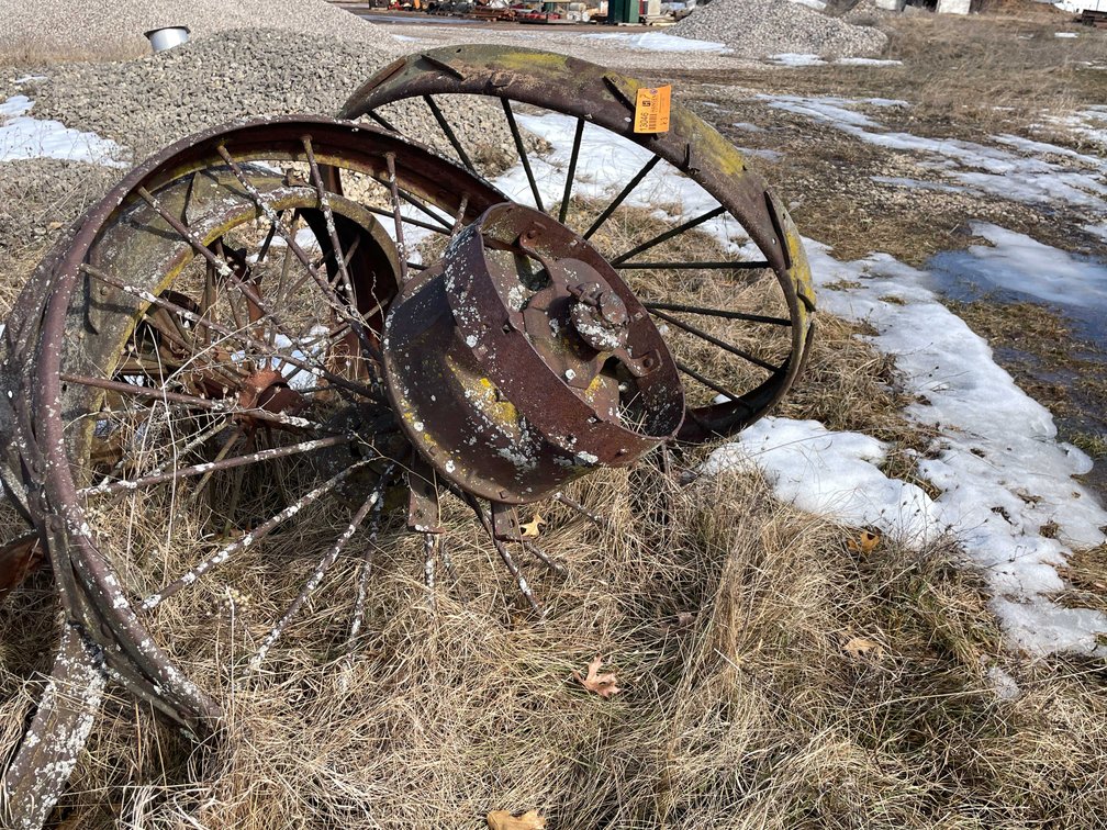 (4) Metal Wheel Rims