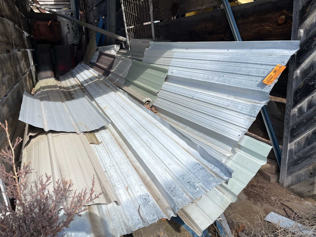 Pile Of Used Sheet Metal