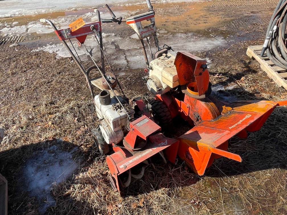 (2) Snow Blowers