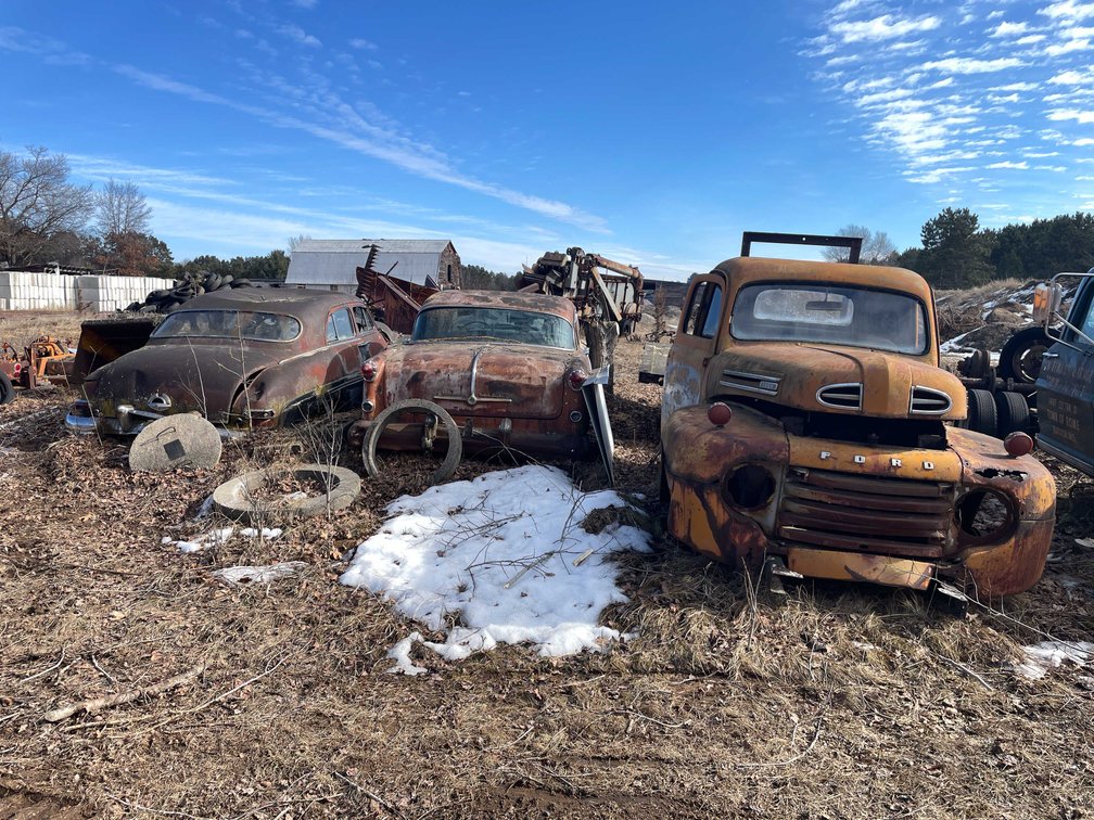 (1) Vintage Truck And (2) Vintage Cars (No Title, For Parts)