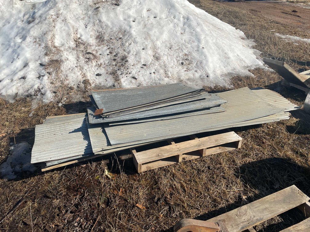 Used Corrugated Sheet Metal