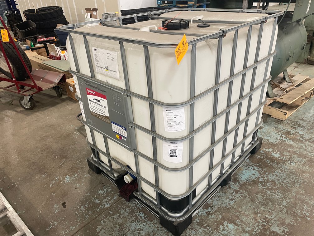 250-Gallon Poly Caged Tote
