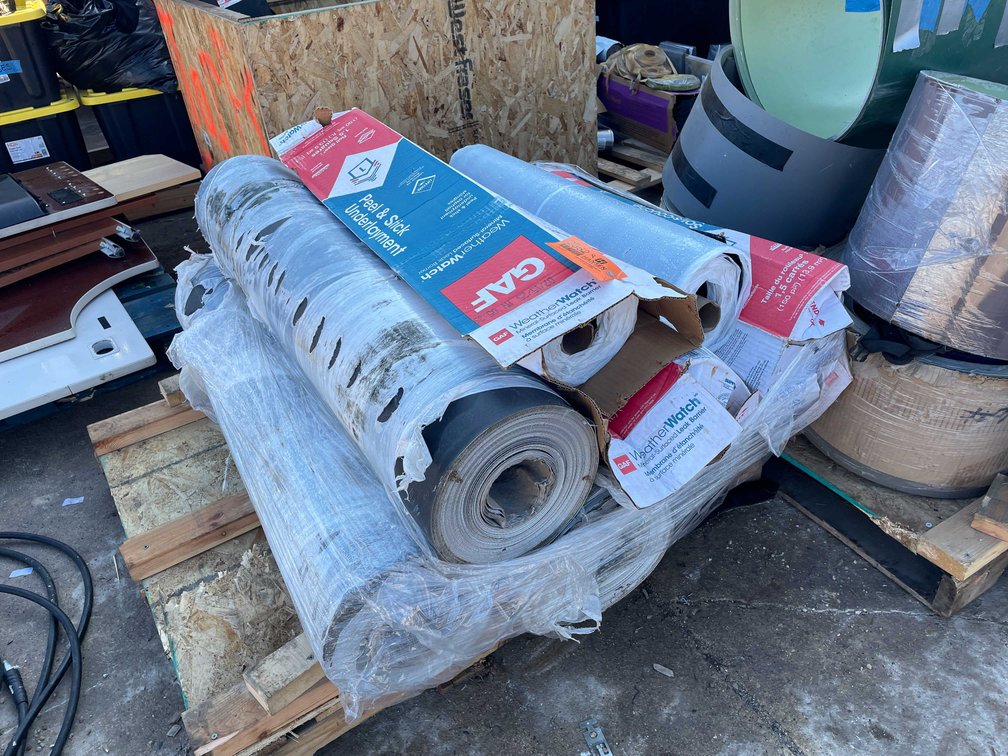 Pallet of Underlayment