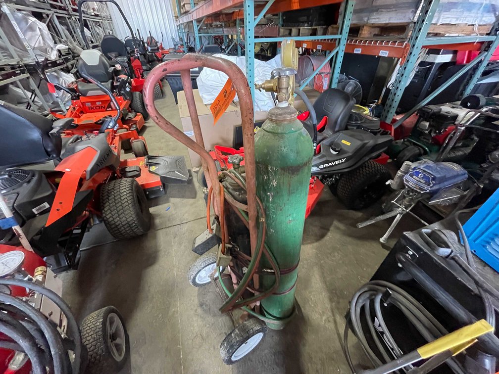 Oxygen Tank and Acetylene Torch Set
