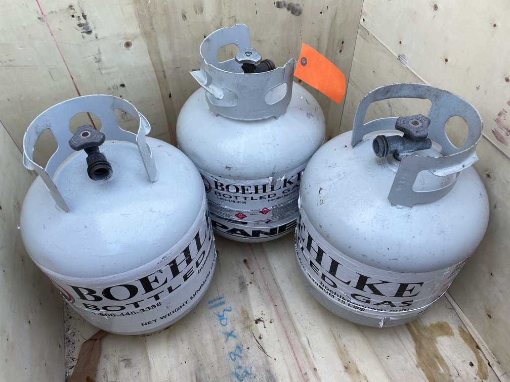 (3) Propane Tanks