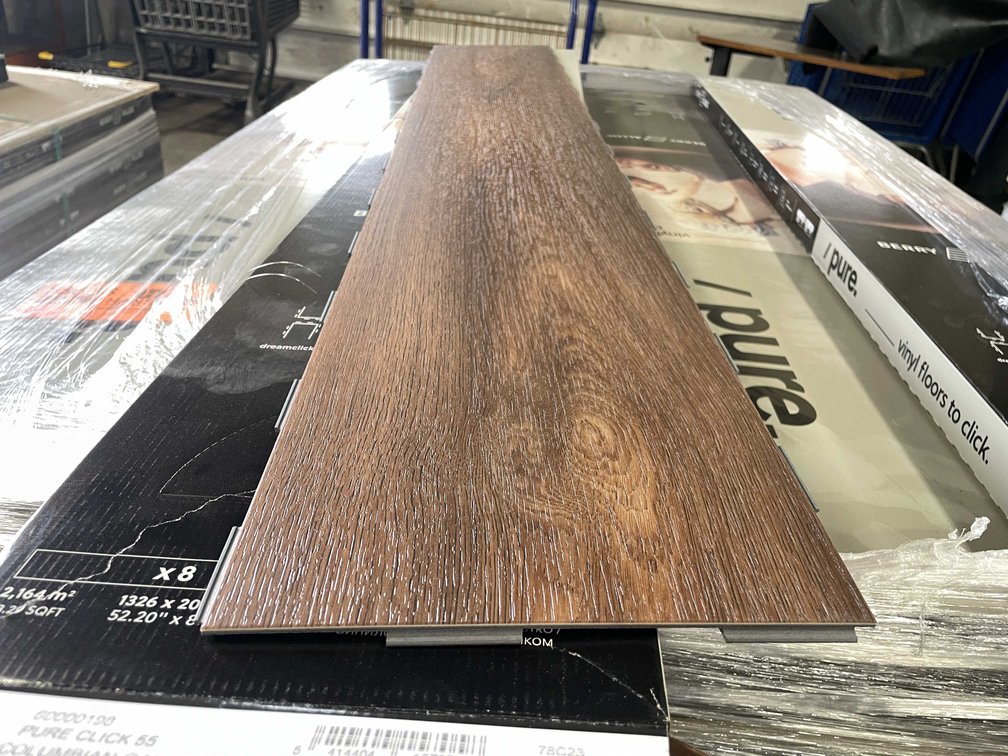 1536.9 Sq. Ft. BeauFlor Dream Click Columbian Oak: MOCHA 663D - WATERPROOF Flooring (B)