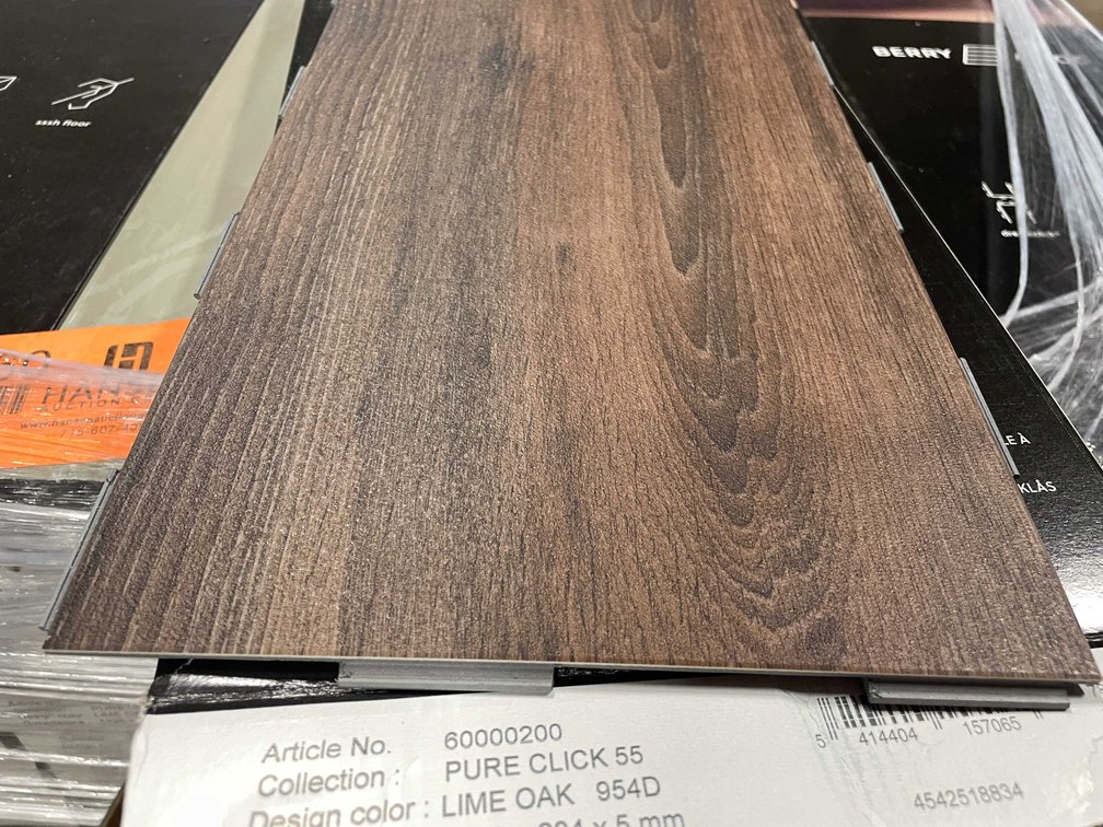 1536.9 Sq. Ft. BeauFlor Dream Click Lime Oak: COFFEE 954D - WATERPROOF Flooring (B)