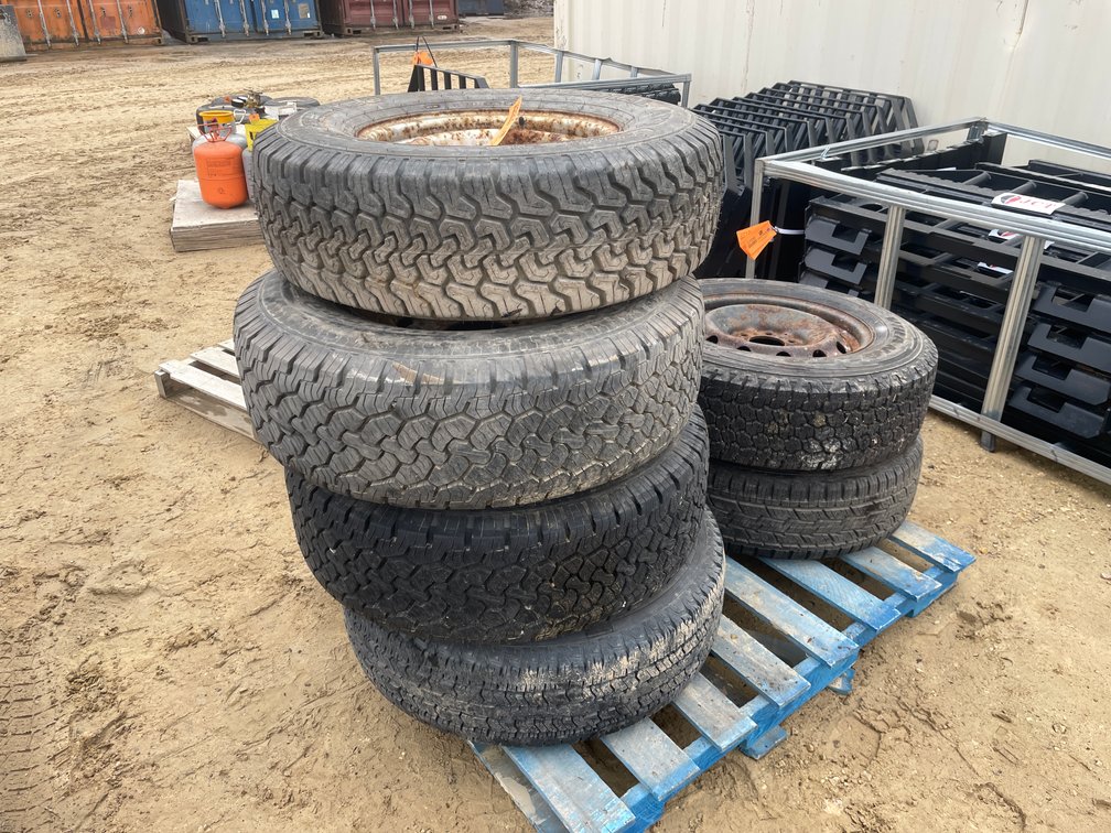 (6) Spare Rims and Tires