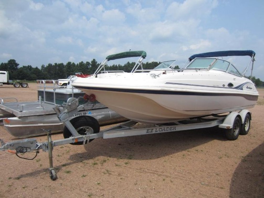 2002 Godfrey Hurricane 20' Boat & Trailer (Has IL Title) (Antioch, IL)