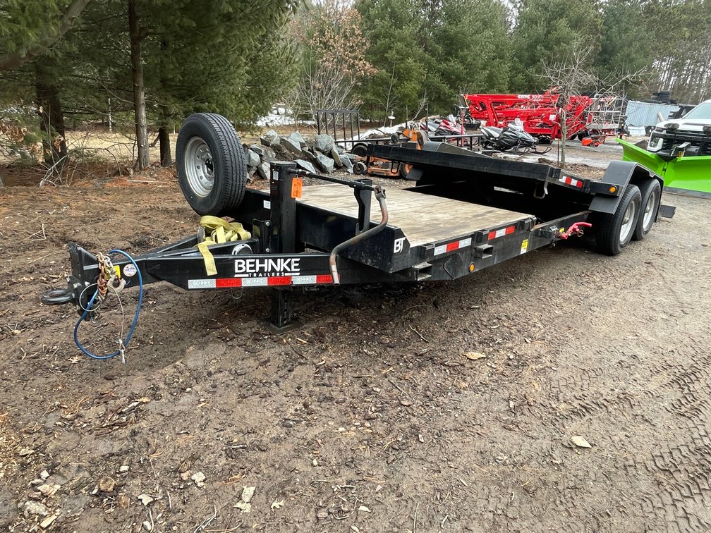 Behnke Tilt Bed Car Hauling Trailer (Fall Creek, WI) (WI Title in Delay)