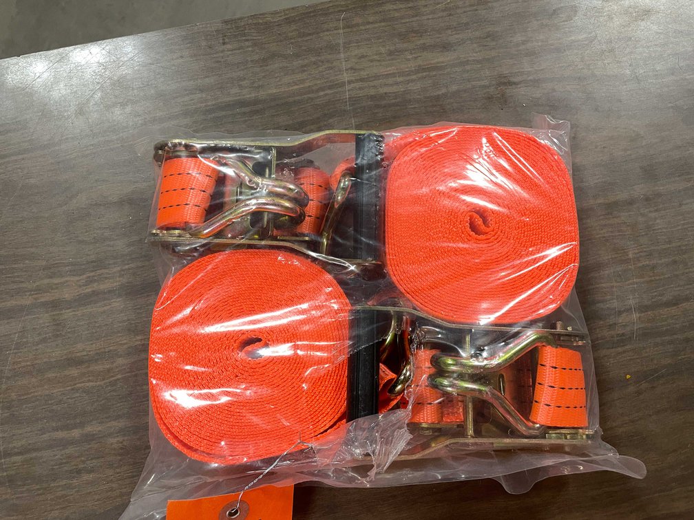 (2) Ratchet Straps, 1-1/2" Wide x 15' Long (PR10)
