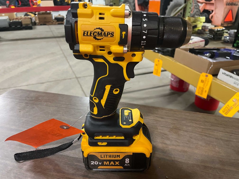 DeWalt Compatible 20 Volt Cordless Hammer Drill and Battery (PR11)