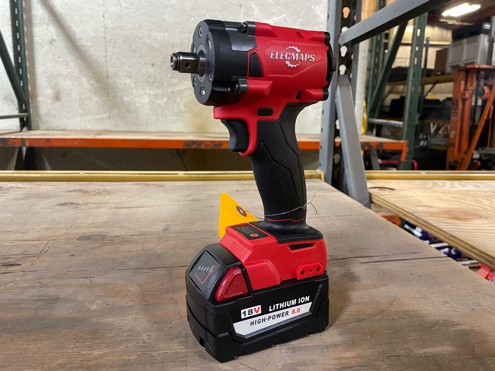 Milwaukee Compatible 18 Volt Cordless 1/2" Impact and 8ah Battery (PR12)