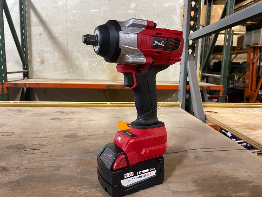 Milwaukee Compatible 18 Volt Cordless 1/2" Impact and 8ah Battery (PR12)