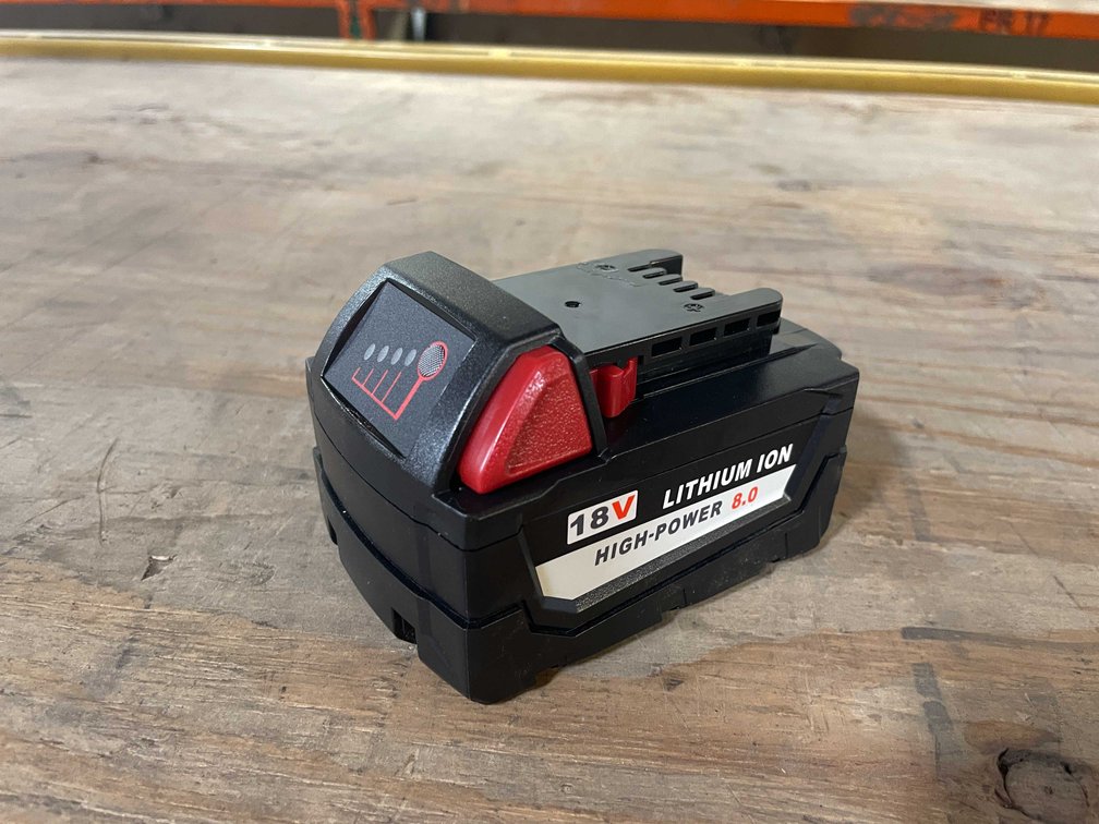 (1) Milwaukee Compatible 18 Volt 8.0ah Battery (PR12)