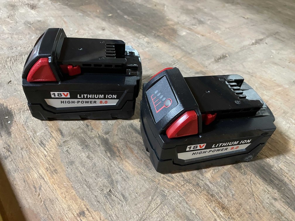 (2) Milwaukee Compatible 18 volt 8.0ah Batteries (PR11)