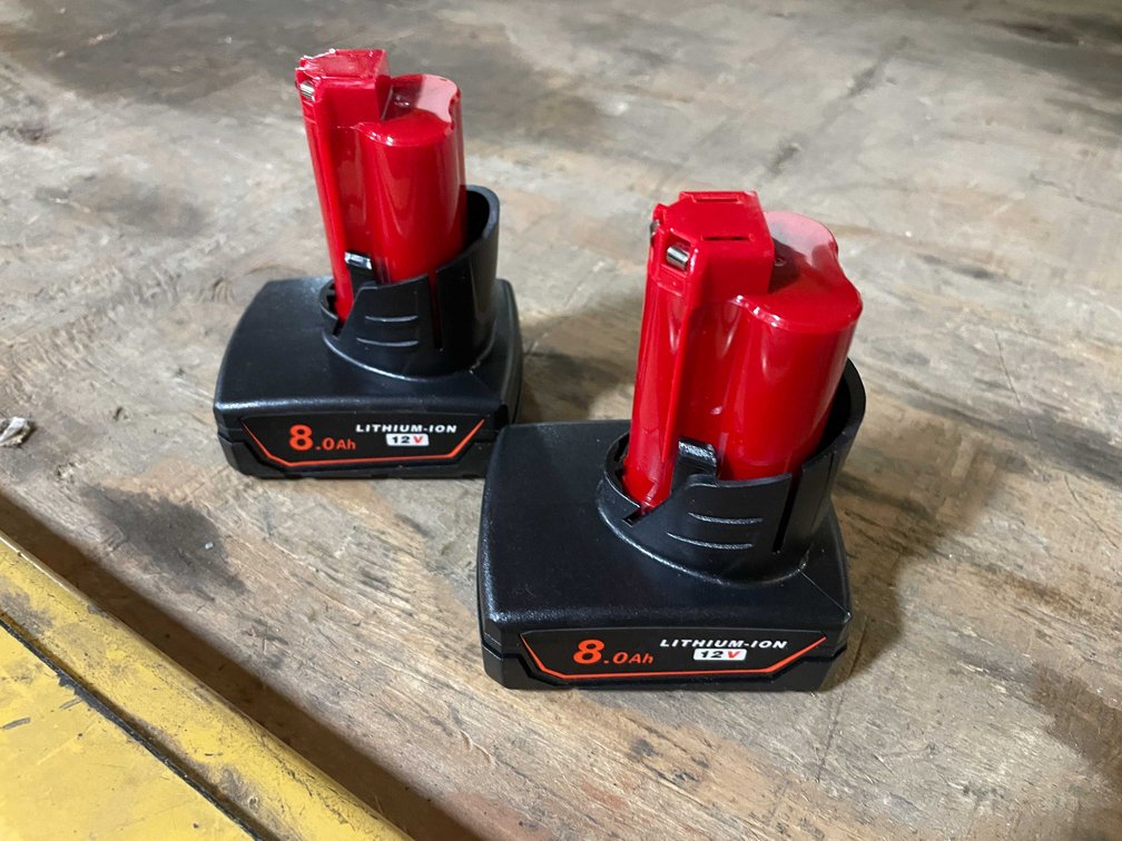 (2) Milwaukee Compatible 12 volt 8.0ah Batteries (PR11)