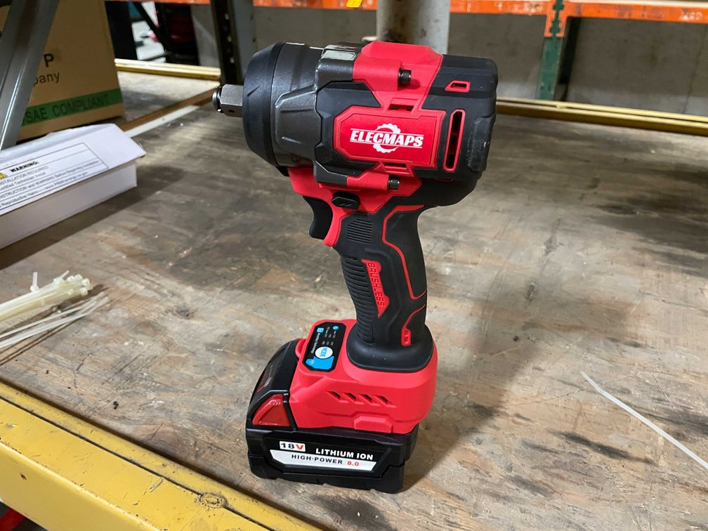 Milwaukee Compatible 18 Volt Cordless 1/2" Impact and 8ah Battery (PR11)