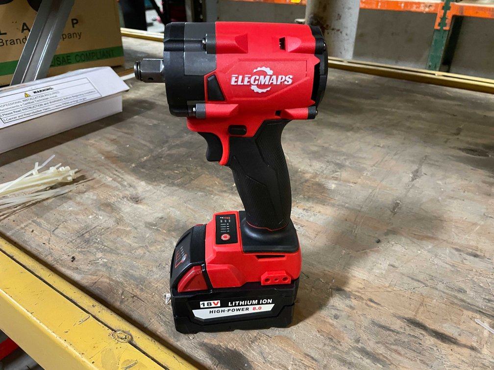 Milwaukee Compatible 18 Volt Cordless 1/2" Impact and 8ah Battery (PR11)