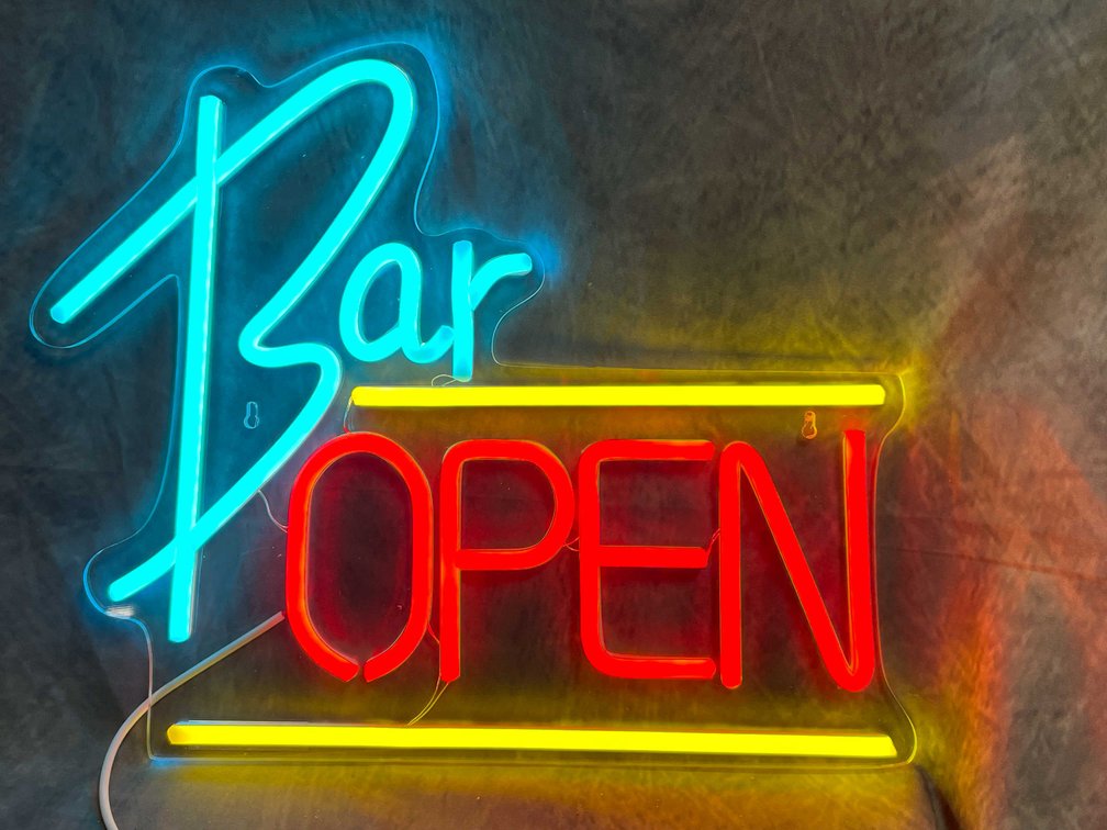 Bar Open LED Neon Sign (T6)